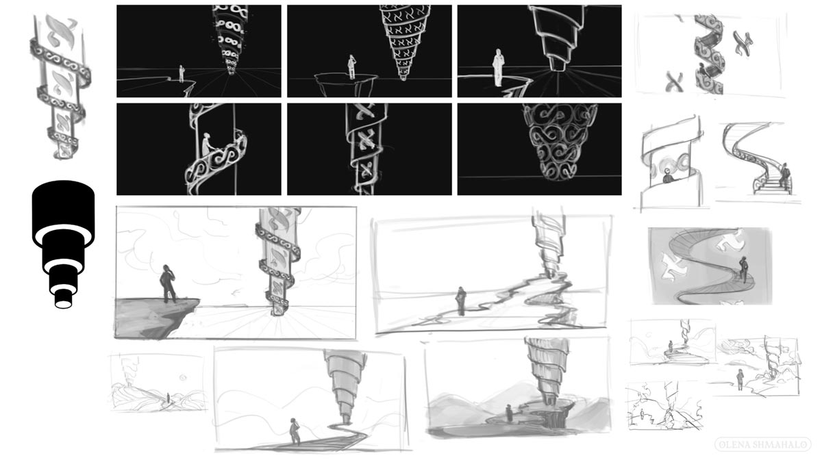 Sketches: Gerog Cantor's infinite tower